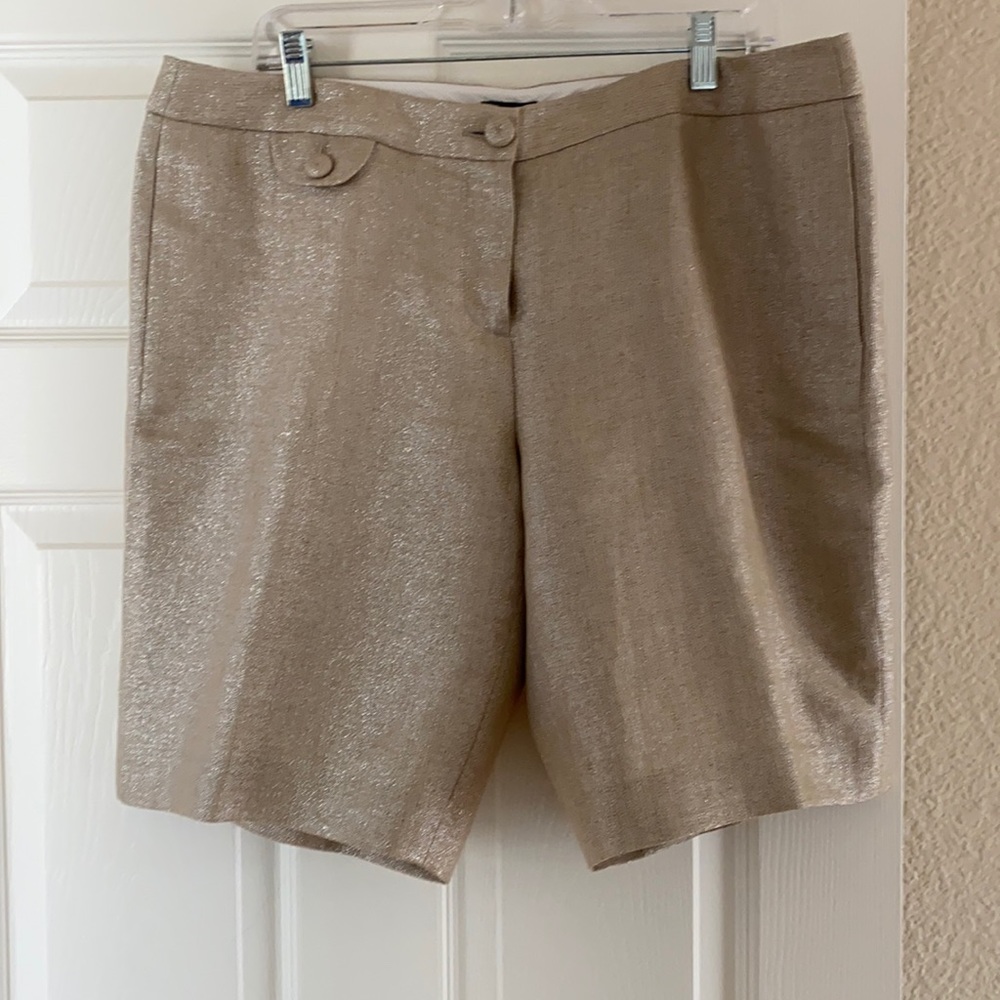 Metallic shorts size 14